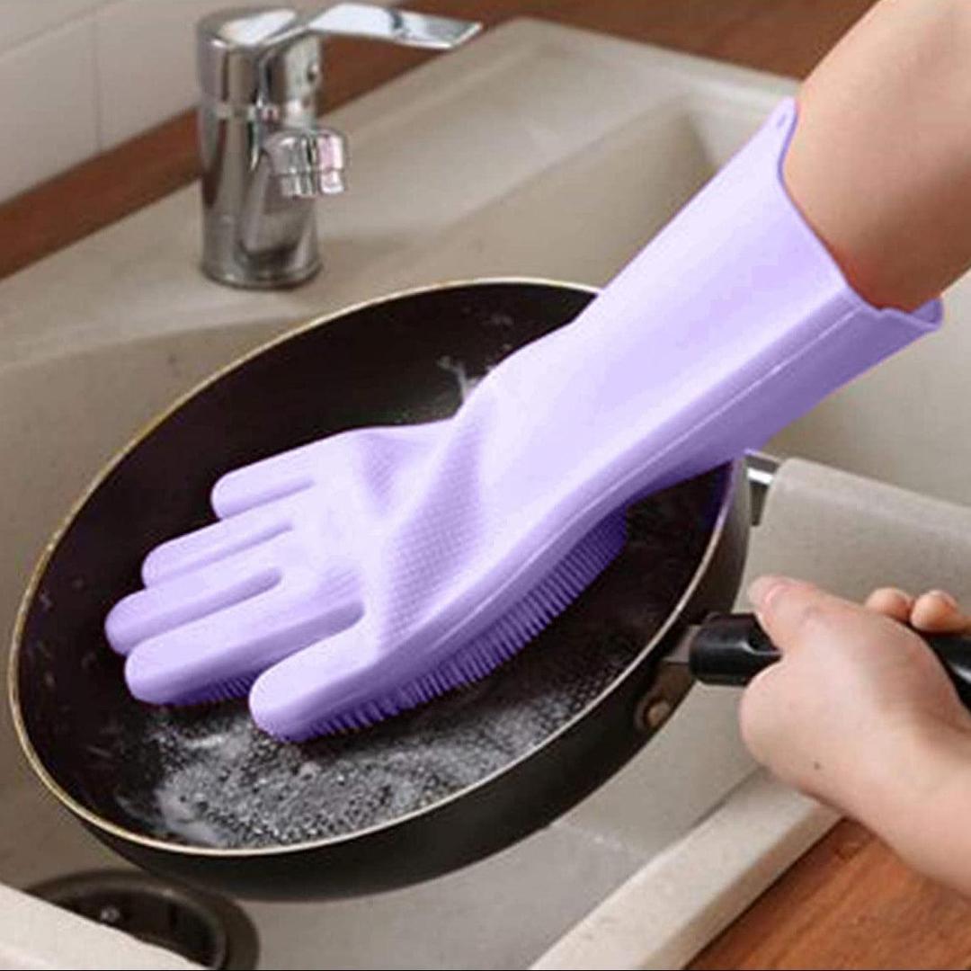 Dish Washing Gloves - 2Pc