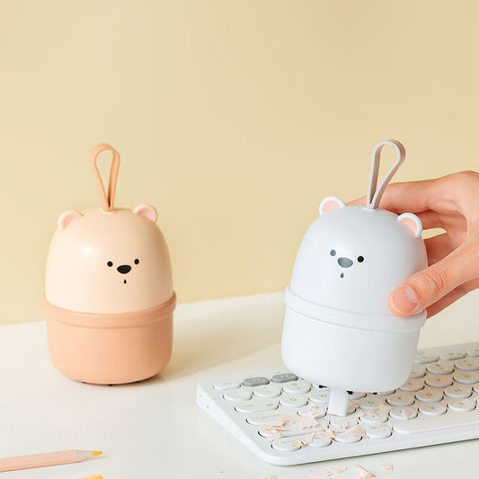 Small Debris With Bear Head Grip And Cleaning Brush (random Color)